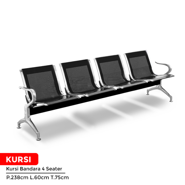 Kursi Bandara 4 Seater