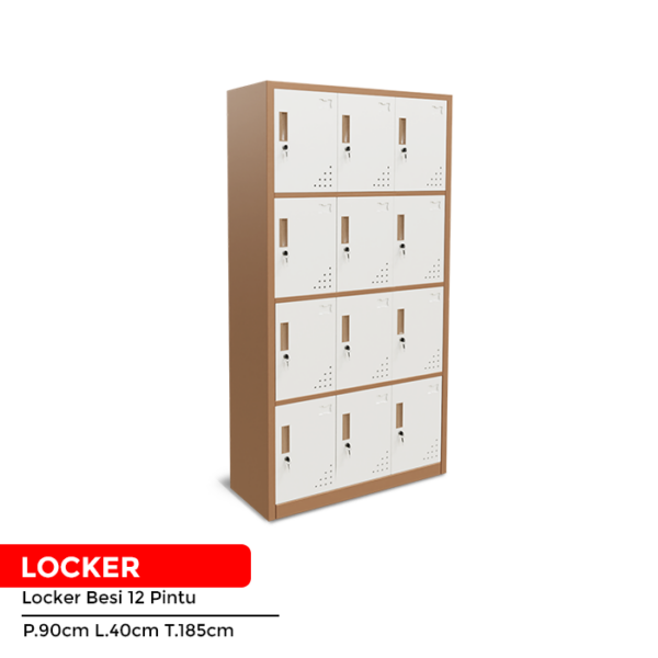 Locker Besi 12 PT-Moca